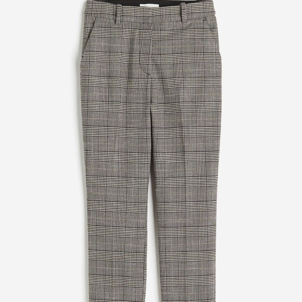 Slacks - Beige/Plaid